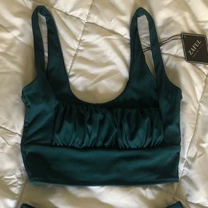 Emerald Green Zaful Swimsuit